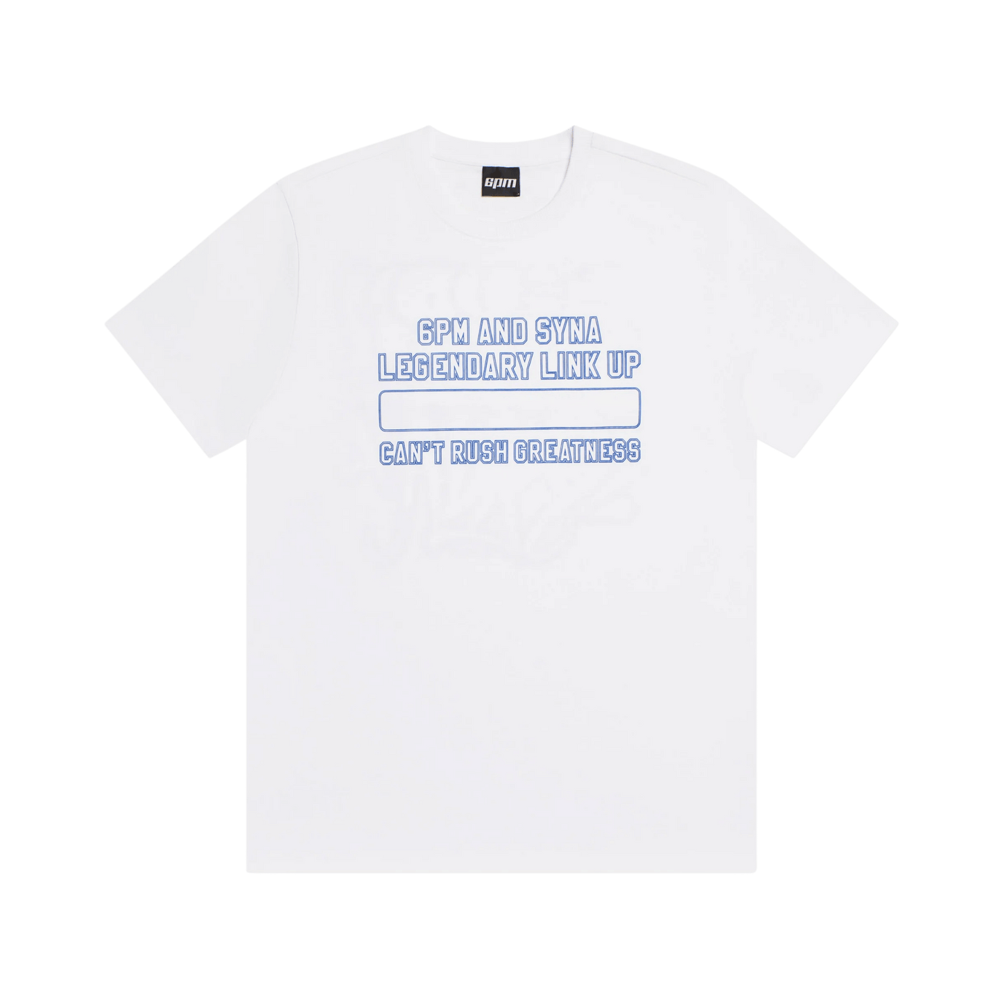 Link Up Tee - White/Blue