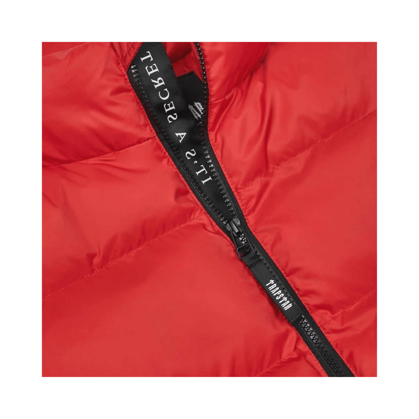 It's A Secret Puffer - Red - StraightFromThe.UK