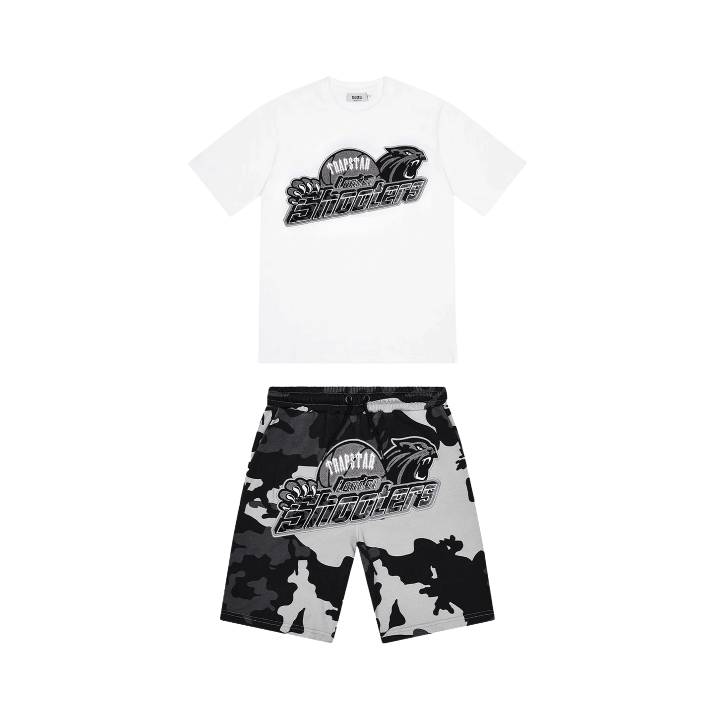 Shooters Shorts Set - Black Camo - StraightFromThe.UK