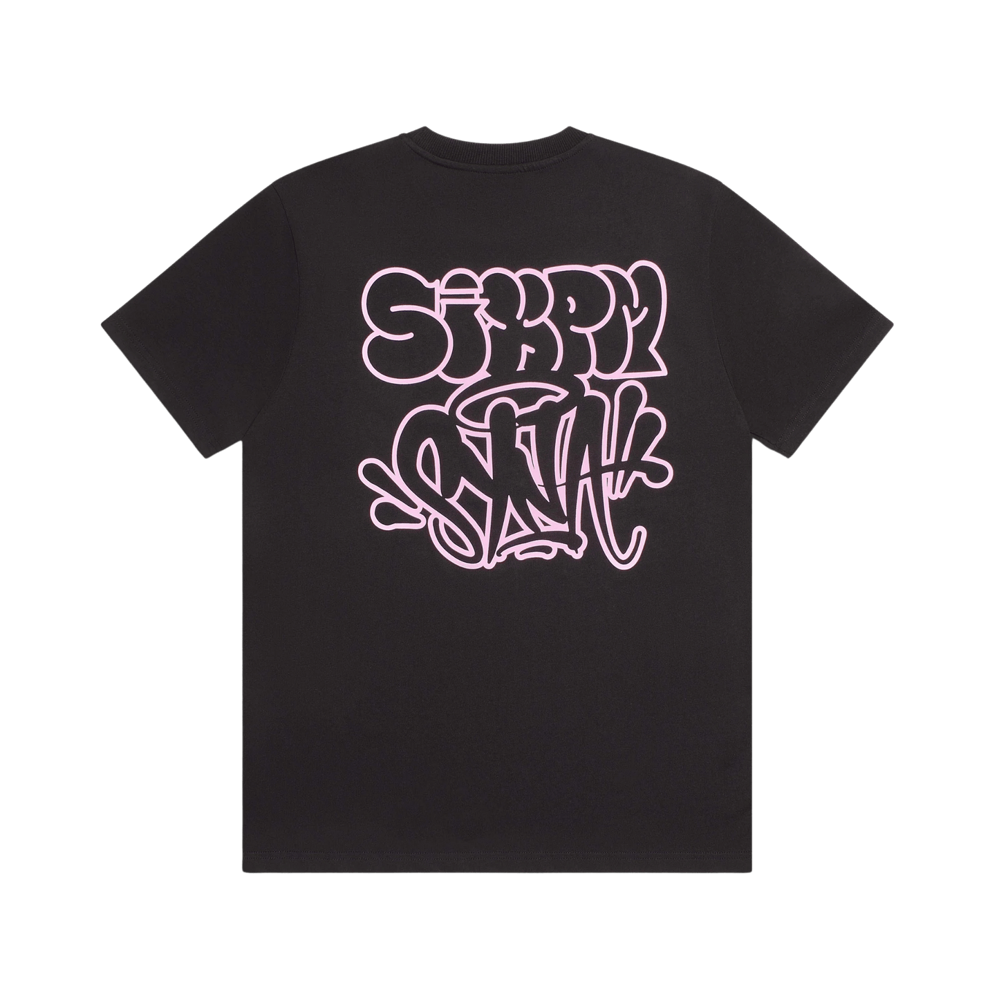 Link Up Tee – Black/Pink