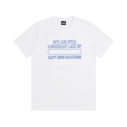Link Up Tee - White/Blue