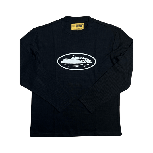 OG Alcatraz Waffle Sweater Black/White - StraightFromThe.UK