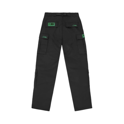 Mula Guerillaz Black Green Cargo Pants - StraightFromThe.UK