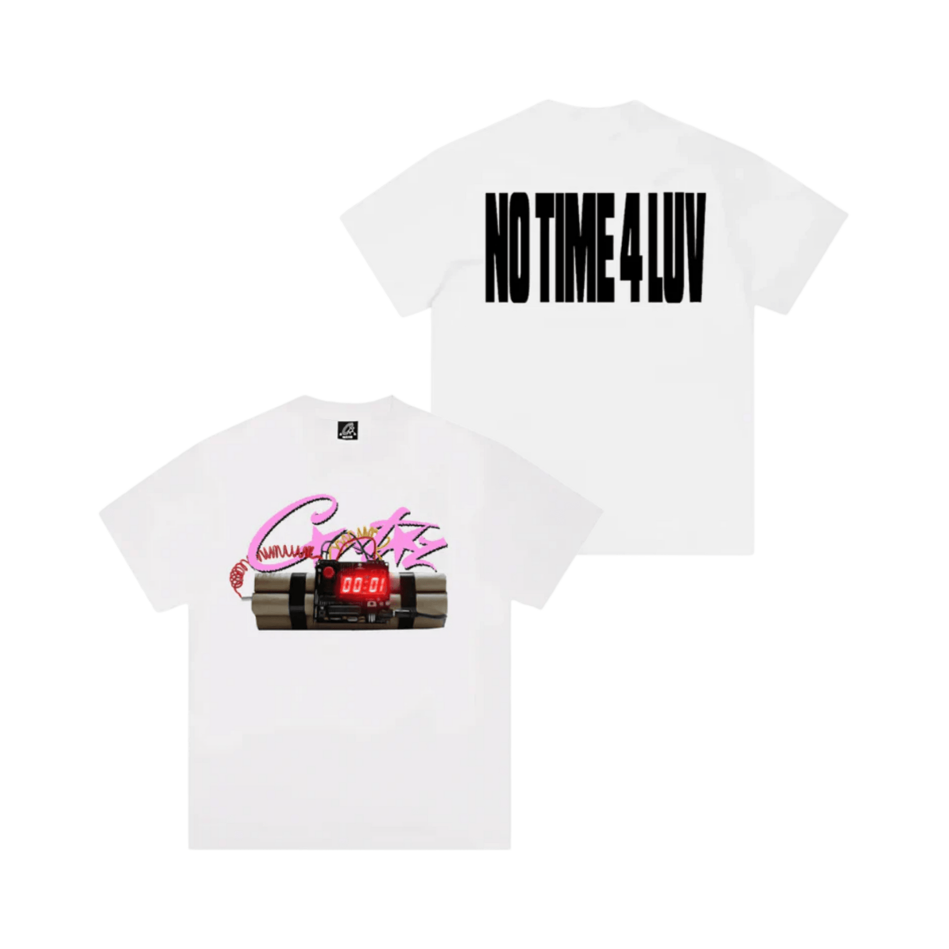 No Time For Luv - White - StraightFromThe.UK