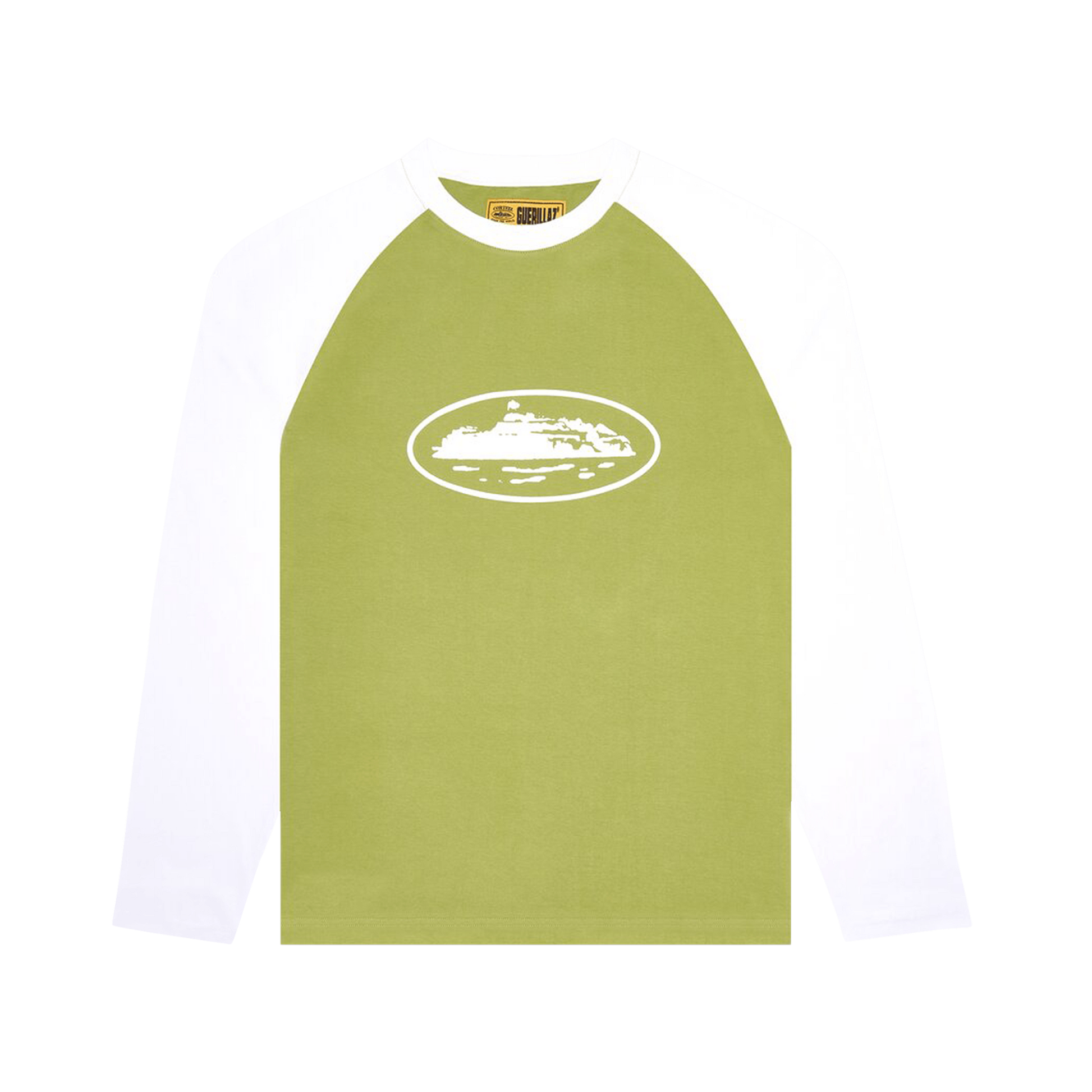Raglan Longsleeve Tee - Sage Green - StraightFromThe.UK