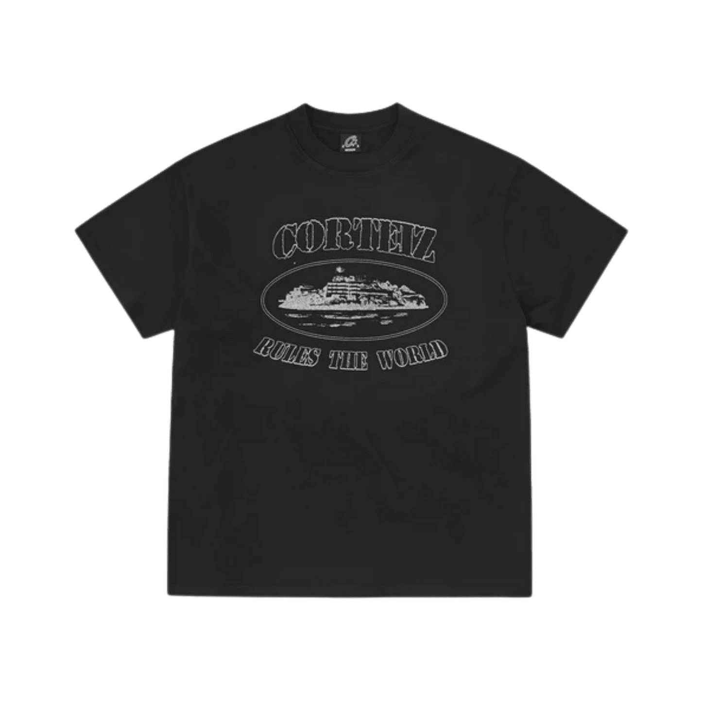 Reflective Alcatraz Tee - Triple Black - StraightFromThe.UK