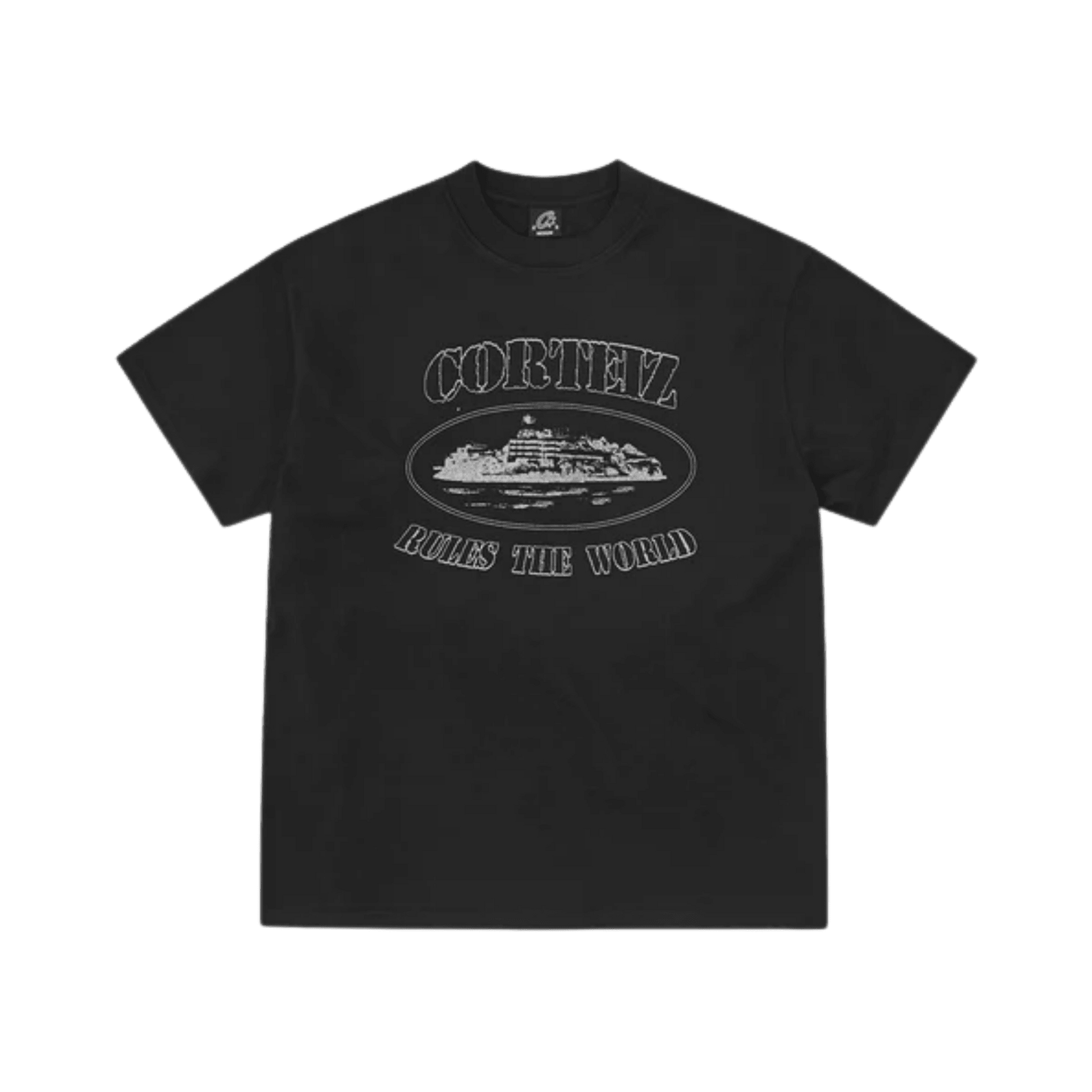 Reflective Alcatraz Tee - Triple Black - StraightFromThe.UK
