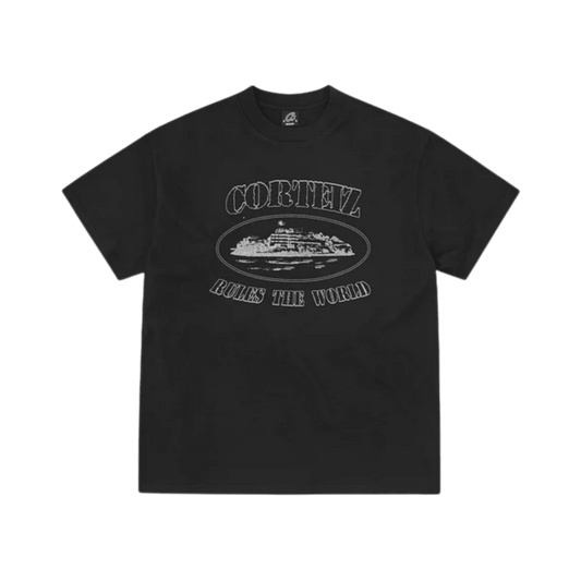 Reflective Alcatraz Tee - Triple Black - StraightFromThe.UK