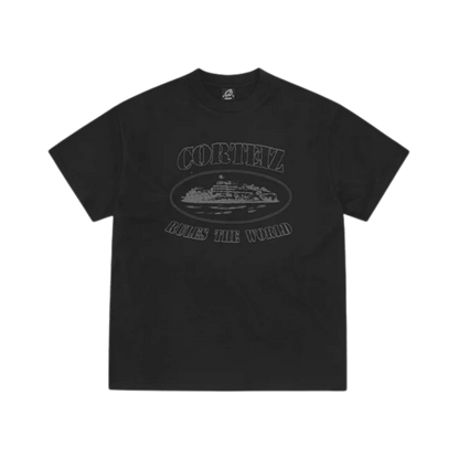 Reflective Alcatraz Tee - Triple Black - StraightFromThe.UK