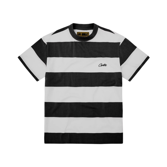 Striped Tee - Black/White - StraightFromThe.UK