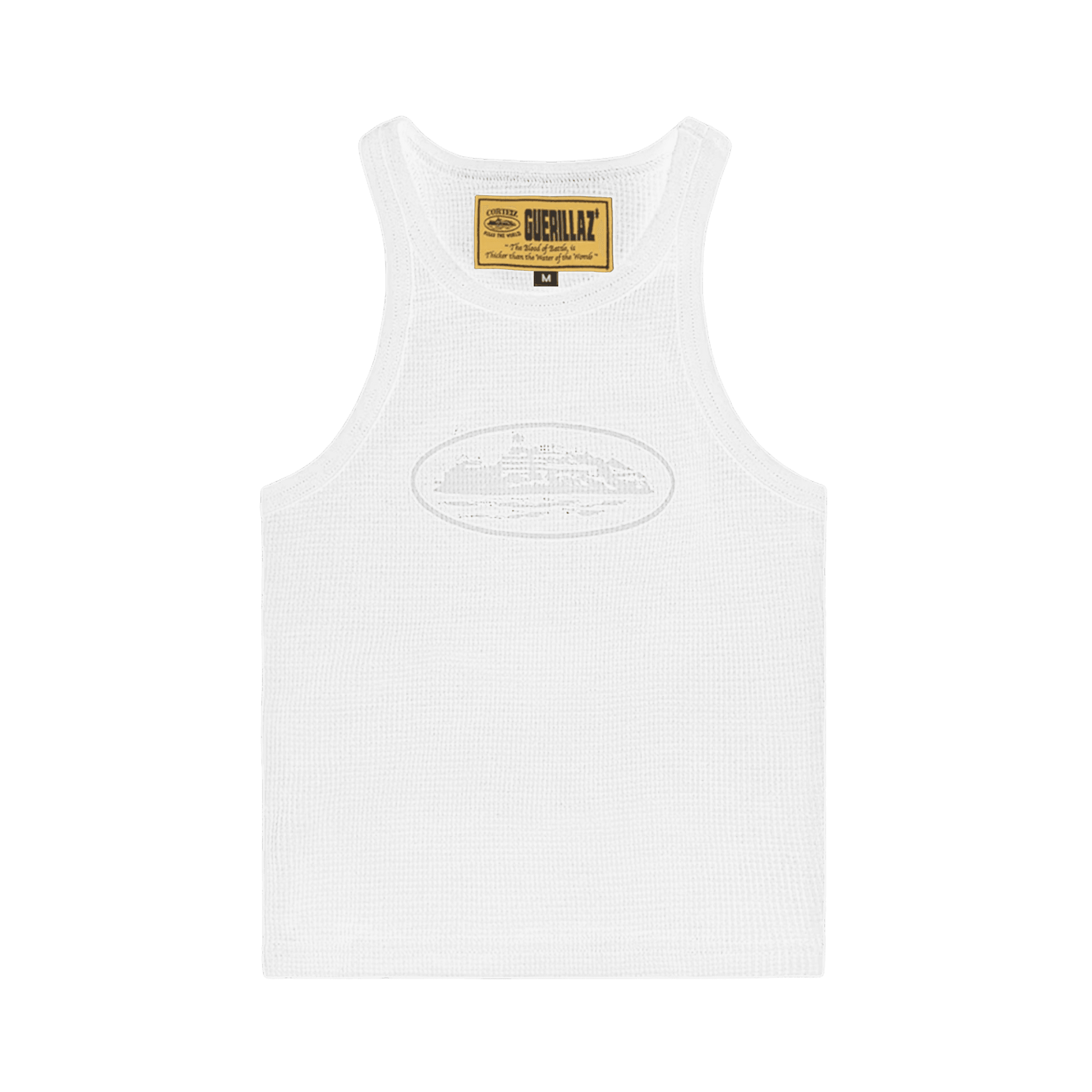 Women's Tank Top - White On White - StraightFromThe.UK
