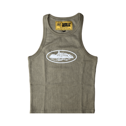Womens Tank Top - Olive - StraightFromThe.UK