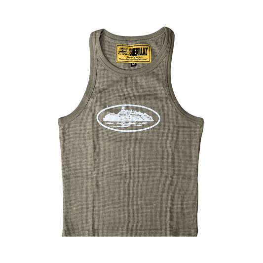 Womens Tank Top - Olive - StraightFromThe.UK
