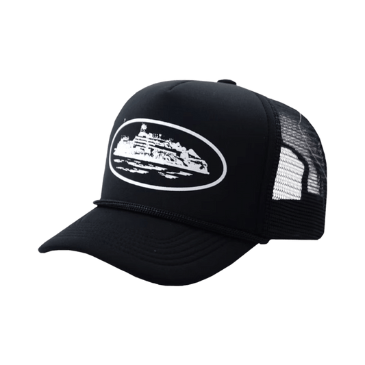Black/White Trucker Alcatraz - StraightFromThe.UK