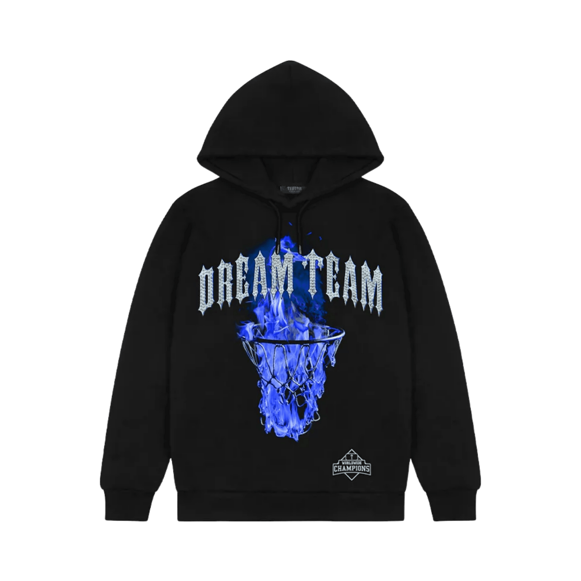 Dream Team Hoodie - Black/Blue - StraightFromThe.UK