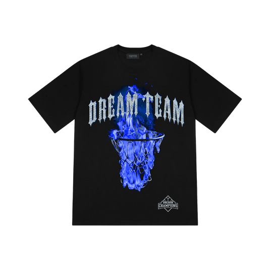 Dream Team Tee - Black/Blue - StraightFromThe.UK