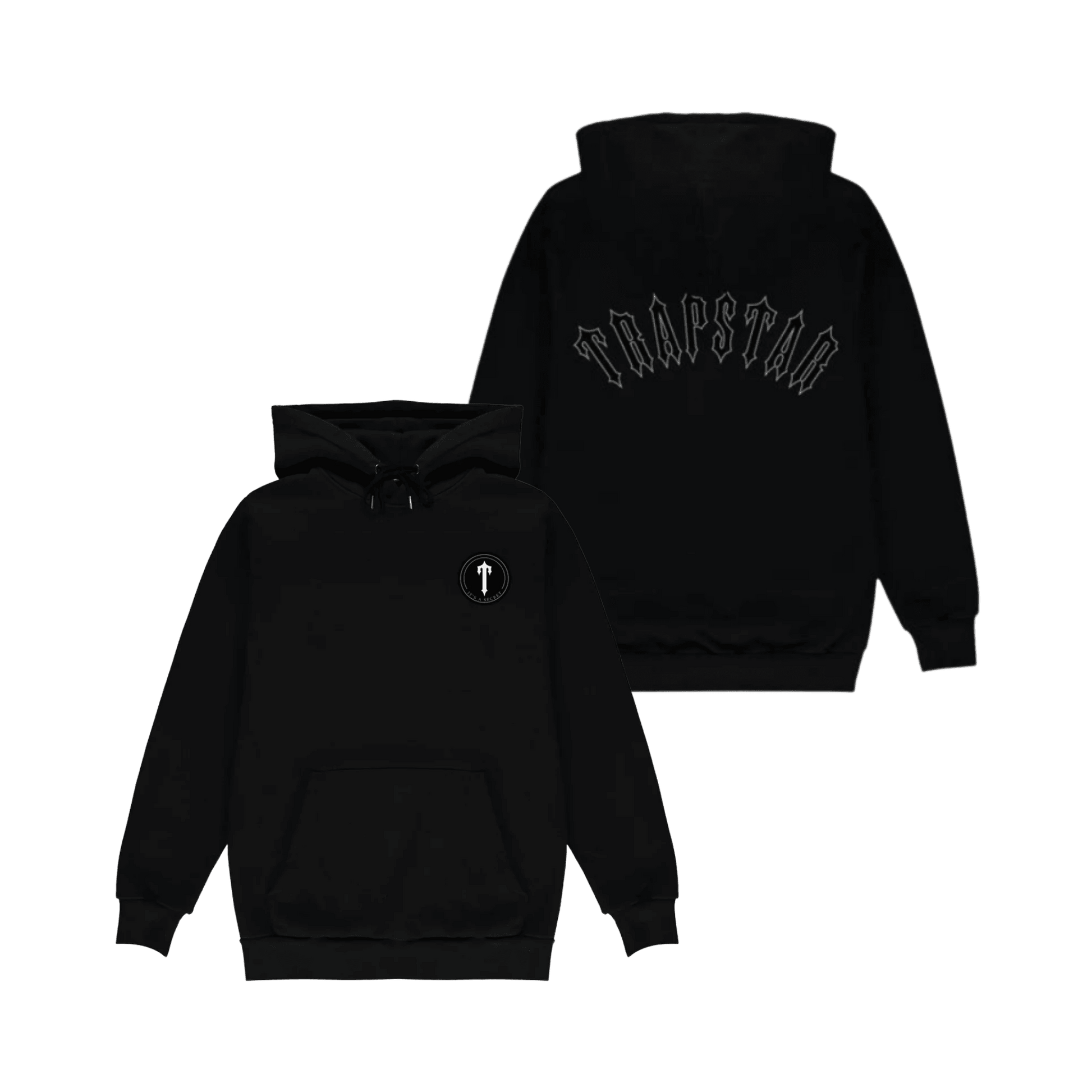 Trapstar Irongate Patch Hoodie - Black/White