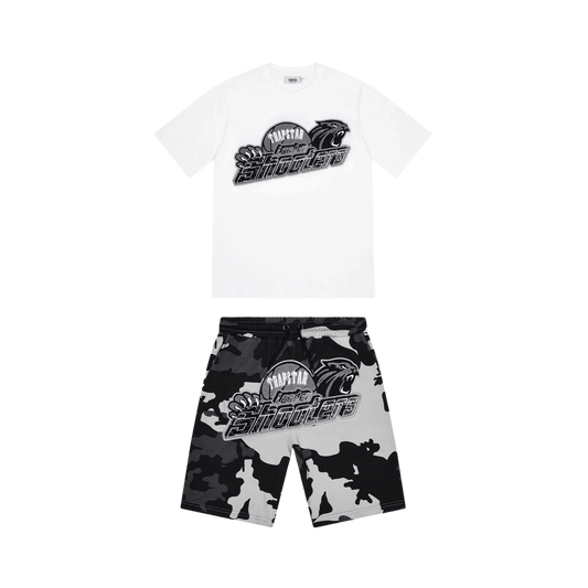 Shooters Shorts Set - Black Camo - StraightFromThe.UK