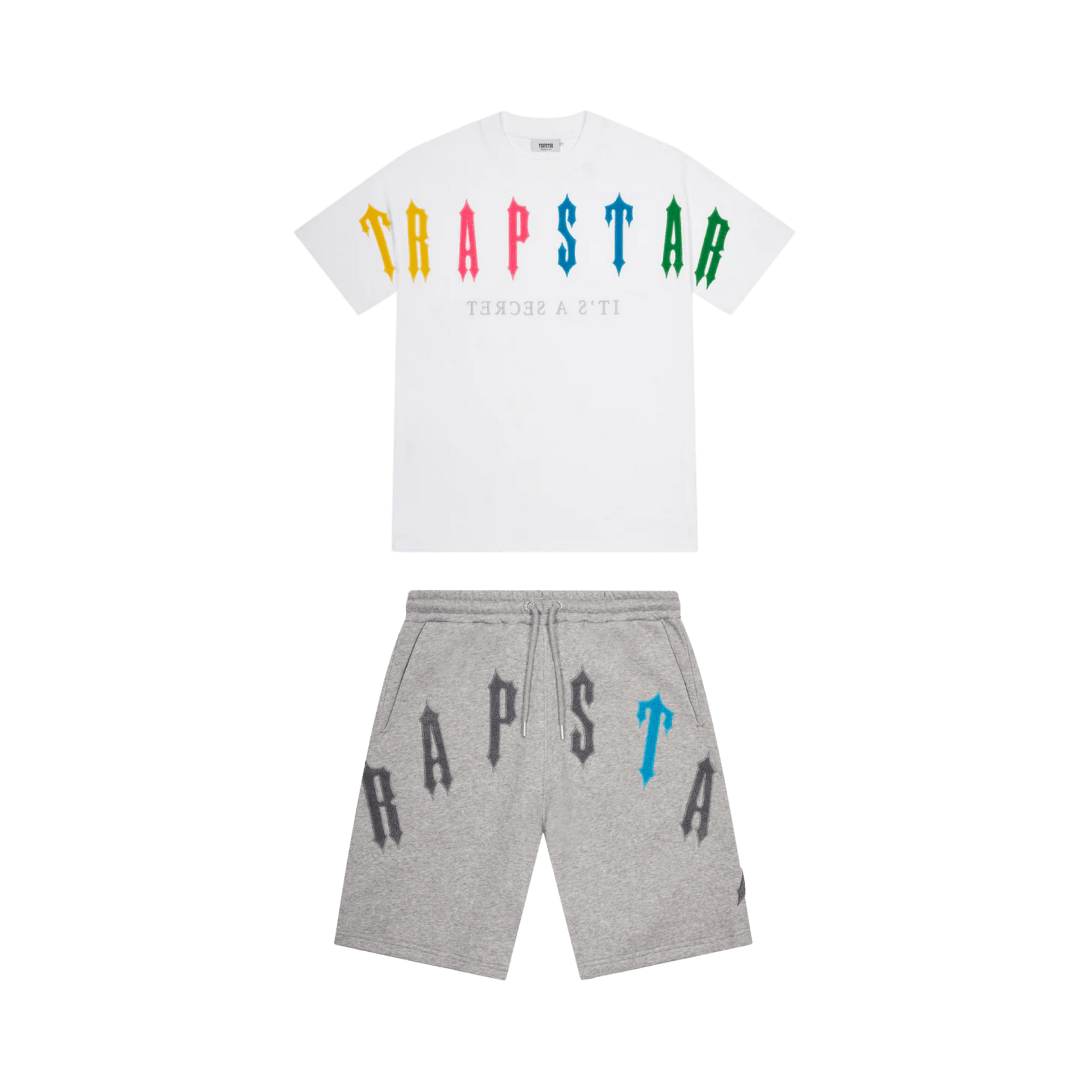 Irongate Arch 2.0 Shorts Set - White/Candy - StraightFromThe.UK