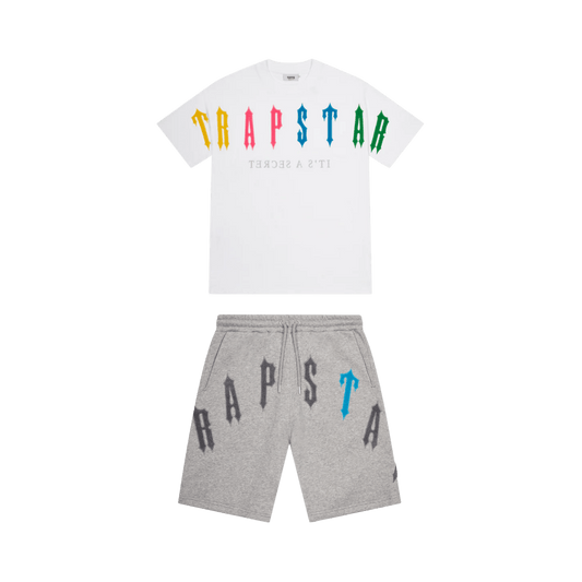 Irongate Arch 2.0 Shorts Set - White/Candy - StraightFromThe.UK