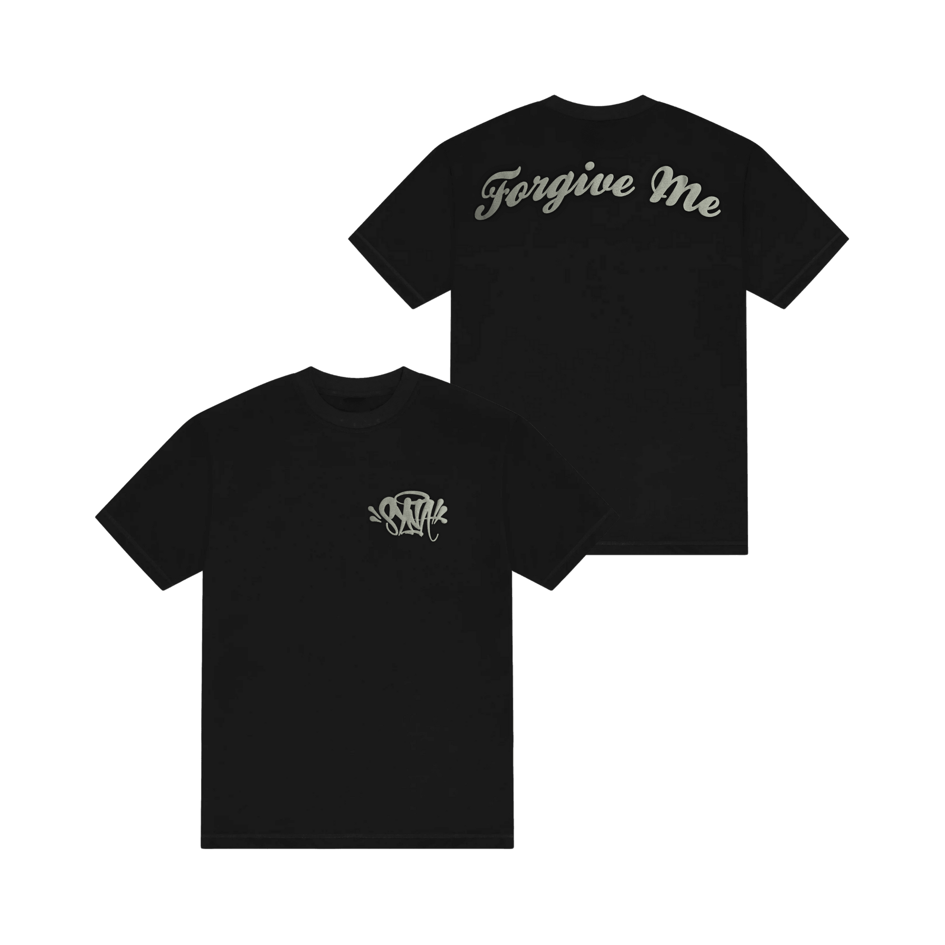 Forgive Me Tee 3D Print - Black - StraightFromThe.UK