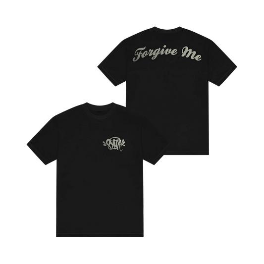 Forgive Me Tee 3D Print - Black - StraightFromThe.UK