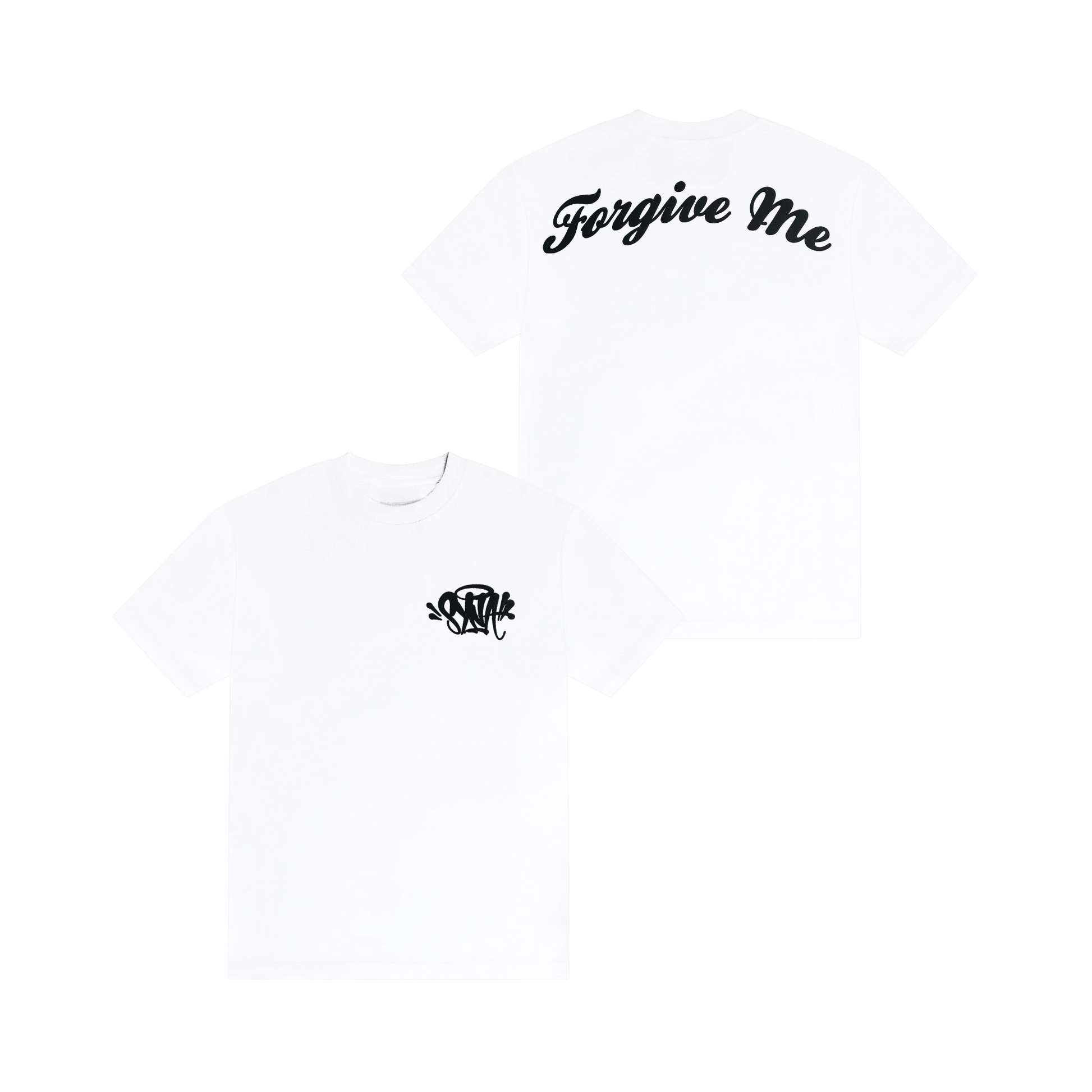 Forgive Me Tee 3D Print - White - StraightFromThe.UK