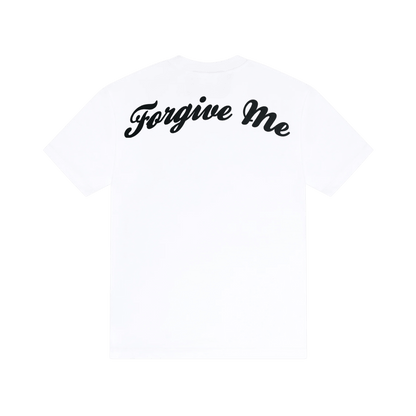 Forgive Me Tee 3D Print - White - StraightFromThe.UK