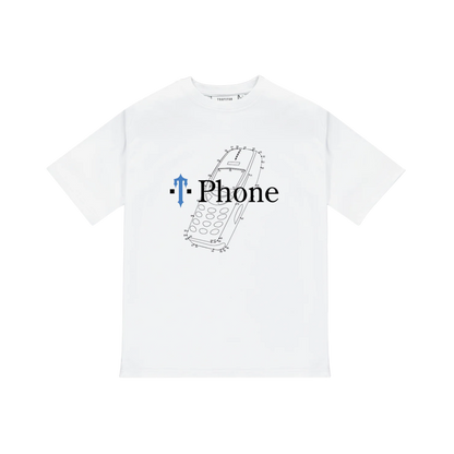 T Phone Tee - White - StraightFromThe.UK